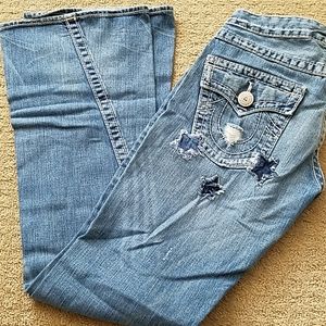 True Religion Patchwork Jean's- sz 28